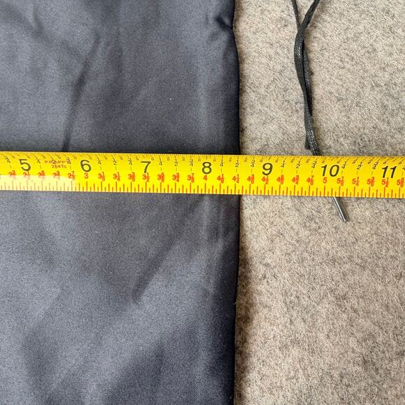 Authentic Prada Logo Black Dust Bag Drawstring Storage Protection 13.5"x8.5" - Picture 5 of 6